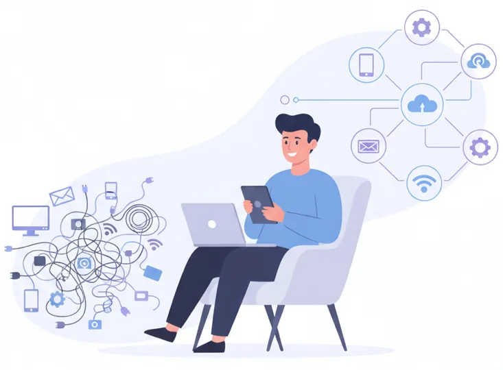 Business services illustration